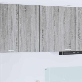 ARDEBO.de - Hängeschrank Riga Graues Sonoma 80 x 31 x 80 cm Holzwerkstoff