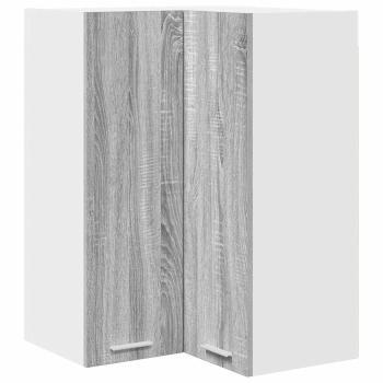 Hängeschrank Riga Grau Sonoma und Weiß 57 x 57 x 80 cm