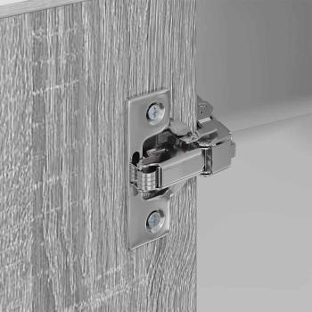 Hängeschrank Riga Grau Sonoma und Weiß 57 x 57 x 80 cm