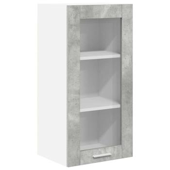Hängeschrank Riga Beton Grau 40 x 31 x 80 cm Holzwerkstoff