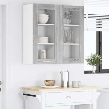 Hängeschrank Riga Graues Sonoma 40 x 31 x 80 cm Holzwerkstoff