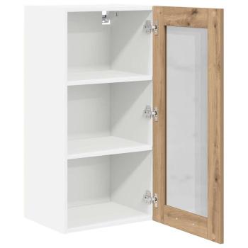 Hängeschrank mit Regal Riga 2 pcs Artisan-Eiche 40 x 31 x 80 cm