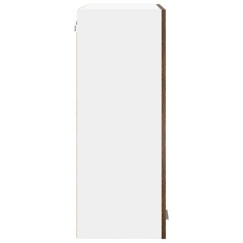 Hängeschrank mit Regal Riga Geräucherte Eiche 60 x 31 x 80 cm