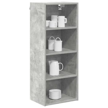 Hängeschrank Riga Beton Grau 40 x 29,5 x 100 cm Holzwerkstoff