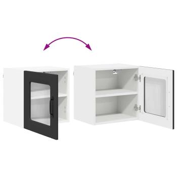 Küchenhängeschrank 2 pcs Schwarz 40 x 31 x 40 cm Holzwerkstoff