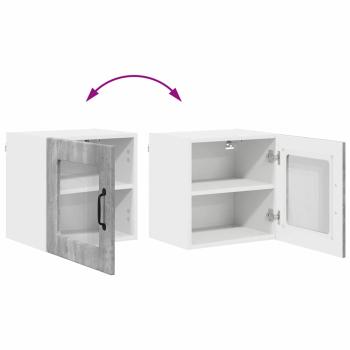 Küchenhängeschrank Beton Grau 40 x 31 x 40 cm Holzwerkstoff