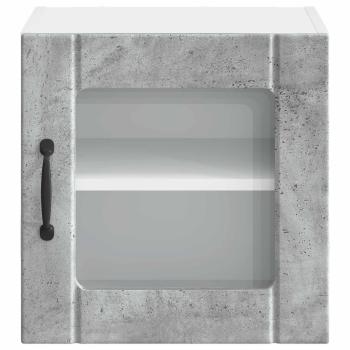 ARDEBO.de - Küchenhängeschrank mit Regal 2 pcs Beton Grau 40 x 31 x 40 cm