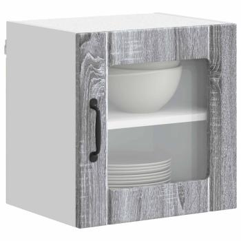 Küchenhängeschrank 2 pcs Graues Sonoma 40 x 31 x 40 cm