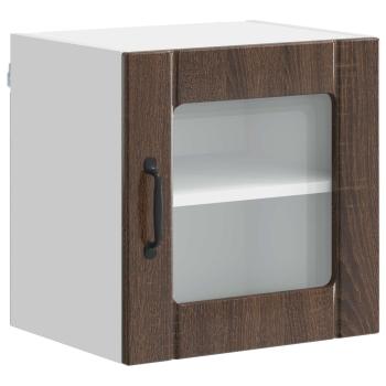 Küchenhängeschrank 2 pcs Braun Eichen-Optik 40 x 31 x 40 cm