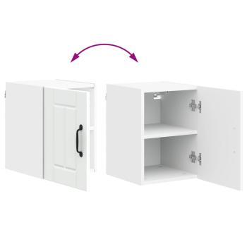 Küchenhängeschrank mit Regal Weiß 30 x 31 x 40 cm Holzwerkstoff