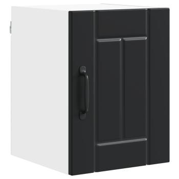 ARDEBO.de - Küchenhängeschrank 2 pcs Schwarz 30 x 31 x 40 cm Holzwerkstoff