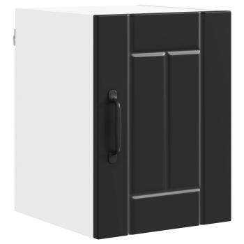 Wandschrank LUCCA 2 stk. Schwarz Holzwerkstoff