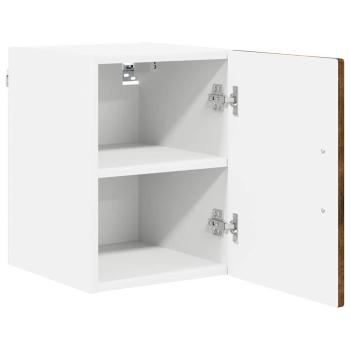 Küchenhängeschrank mit Regal Geräucherte Eiche 30 x 31 x 40 cm