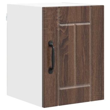 Wandschrank LUCCA 2 stk. Brauneiche Holzwerkstoff