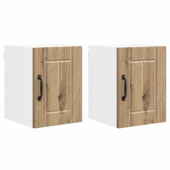 Wandschrank LUCCA 2 stk. Artisan-Eiche Holzwerkstoff