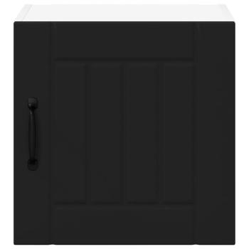 Küchenhängeschrank 2 pcs Schwarz 40 x 31 x 40 cm Holzwerkstoff