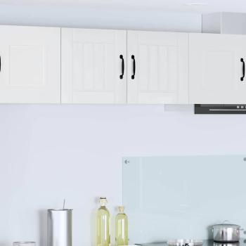 ARDEBO.de - Küchenhängeschrank 2 pcs Hochglanz Weiß 40 x 31 x 40 cm