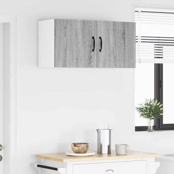 Küchenhängeschrank 2 pcs Graues Sonoma 40 x 31 x 40 cm