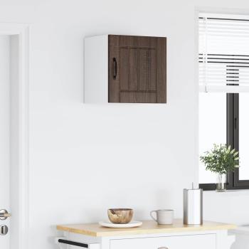 Küchenhängeschrank mit Regal Braun Eichen-Optik 40 x 31 x 40 cm