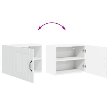 Küchenhängeschrank mit Regal Weiß 50 x 31 x 40 cm Holzwerkstoff