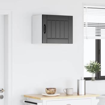 ARDEBO.de - Küchenhängeschrank Schwarz 50 x 31 x 40 cm Holzwerkstoff