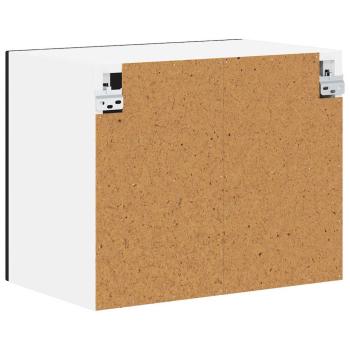 Küchenhängeschrank 2 pcs Schwarz 50 x 31 x 40 cm Holzwerkstoff
