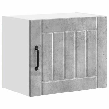 Küchenhängeschrank mit Regal 2 pcs Beton Grau 50 x 31 x 40 cm