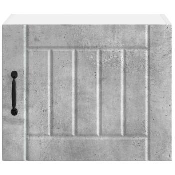 Küchenhängeschrank mit Regal 2 pcs Beton Grau 50 x 31 x 40 cm