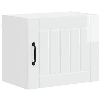 Küchenhängeschrank Hochglanz Weiß 50 x 31 x 40 cm Holzwerkstoff