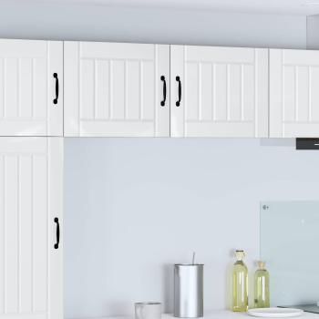 ARDEBO.de - Wandschrank LUCCA 2 stk. Hochglanz Wei? Holzwerkstoff