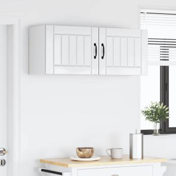 Wandschrank LUCCA 2 stk. Hochglanz Wei? Holzwerkstoff
