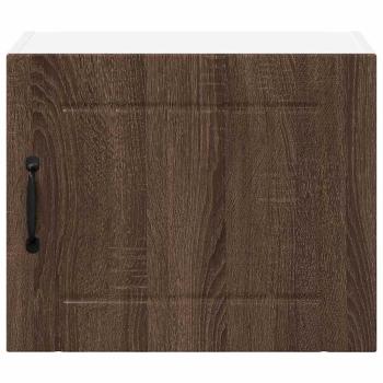 Küchenhängeschrank mit Regal Braun Eichen-Optik 50 x 31 x 40 cm