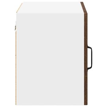 Küchenhängeschrank mit Regal Braun Eichen-Optik 50 x 31 x 40 cm