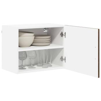 Küchenhängeschrank 2 pcs Braun Eichen-Optik 50 x 31 x 40 cm