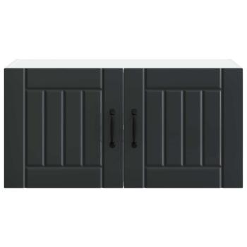 Küchenhängeschrank Schwarz 80 x 31 x 40 cm Holzwerkstoff