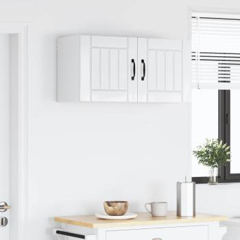 Küchenhängeschrank Hochglanz Weiß 80 x 31 x 40 cm Holzwerkstoff