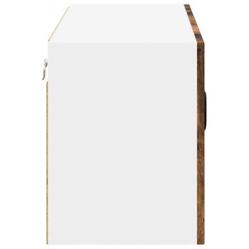 Küchenhängeschrank mit Regal Geräucherte Eiche 80 x 31 x 40 cm