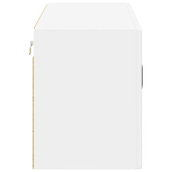 Küchenhängeschrank mit Regal Weiß 80 x 31 x 40 cm Holzwerkstoff