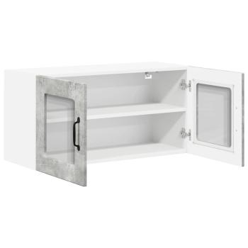 Küchenhängeschrank Beton Grau 80 x 31 x 40 cm Holzwerkstoff