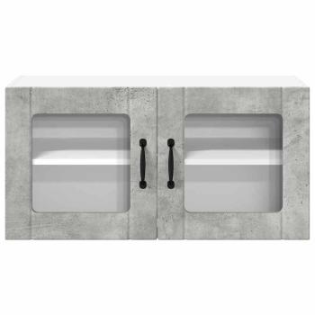 Küchenhängeschrank Beton Grau 80 x 31 x 40 cm Holzwerkstoff