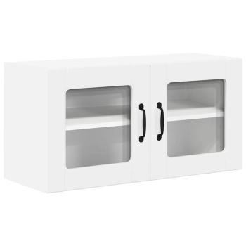 Küchenhängeschrank Hochglanz Weiß 80 x 31 x 40 cm Holzwerkstoff