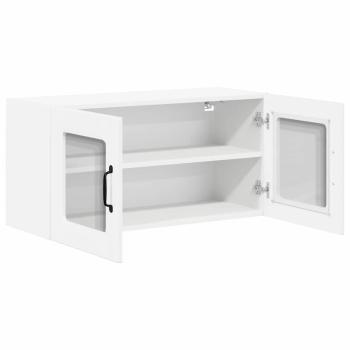 Küchenhängeschrank Hochglanz Weiß 80 x 31 x 40 cm Holzwerkstoff