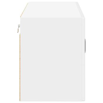 Küchenhängeschrank Hochglanz Weiß 80 x 31 x 40 cm Holzwerkstoff