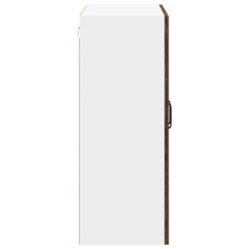 Küchenhängeschrank mit Regal Braun Eichen-Optik 60 x 31 x 80 cm