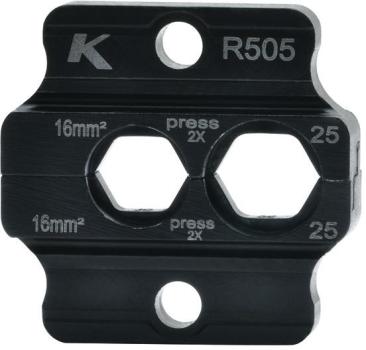 ARDEBO.de Klauke Presseinsätze R50, Sechskantpressung, Dornpressung 16-25mm²