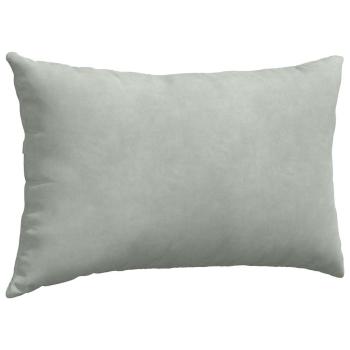 Sofakissen 2 pcs Hellgrau 50 x 30 cm Cordstoff