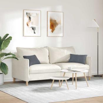 Sofakissen 2 pcs Dunkelgrau 50 x 30 cm Cordstoff