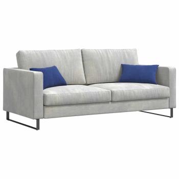 Sofakissen 2 pcs Polizeiblau 50 x 30 cm Cordstoff