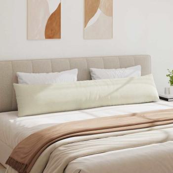 Sofakissen 2 pcs Creme 200 x 40 cm Cordstoff