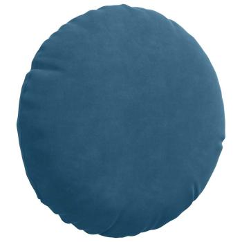 Sitzkissen 2 pcs Blau Ø 40 x 13 cm Samt
